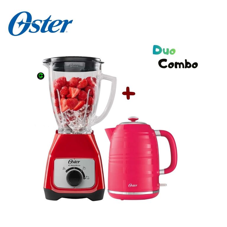 Combo Licuadora BLSTKAGRRD y Hervidor Sandia
