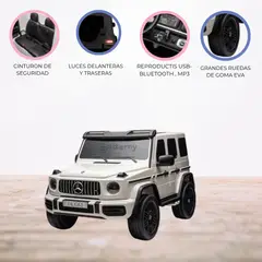 MERCEDES BENZ - Carro a Batería 4 x 4 «AMG G63» White