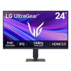 LG - Monitor UltraGear 24G411A-B 24P FHD IPS 144HZ 1MS G-Sync FreeSync