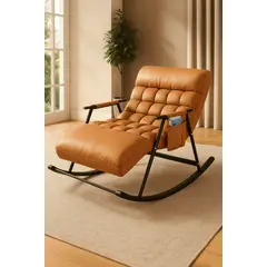 GENERICO - SILLA SILLÓN MECEDORA SOFÁ RECLINABLE AJUSTABLE 5 POSICIONES EXTRA ANCHO