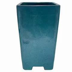 PERUBONSAI - MACETA PARA BONSAI ESMALTADA – YIXING - 23.5 X 23.5 X 41cm