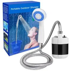 GENERICO - Ducha Portátil Recargable con Bomba Inalámbrica USB