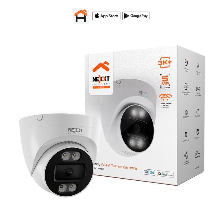 CAMARA FIJA INTELIGENTE WIFI PARA INTERIOR 5 MP 2K+ NEXXT