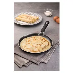 TRAMONTINA - SARTEN PANQUEQUERA ANTIADHERENTE 22 CM DE DIAMETRO NEGRO