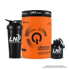 QNT - Creatina 800 G - 100% Creatina Monohidratada + Shaker + Portaproteina