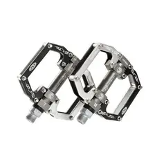 ROCKBROS - PEDALES PLANOS DE ALUMINIO 2010-12SBKS PLATEADOS