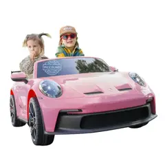 GENERICO - Auto Carro a Bateria Porshe Premium 911 GT3 Con Licencia Original Para Niña
