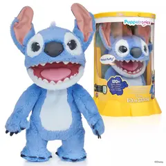 DISNEY - Peluche Animatrónico Stitch La Película de 45 cm con + de 120 Combinaciones