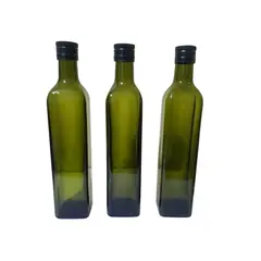 NO LOGO - BOTELLAS DE VIDRIO 500ML VERDE CUADRADO CAJA X 50 UND