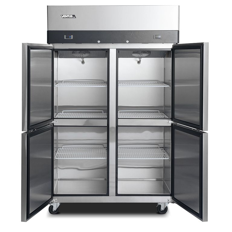 Freezer Industrial Acerado de 4 Puertas 900L, VF4PS-1000 -
