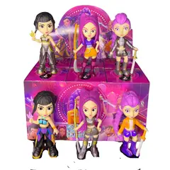 GENERICO - Guerreras K-Pop Demon Hunters 6 piezas 10 cm