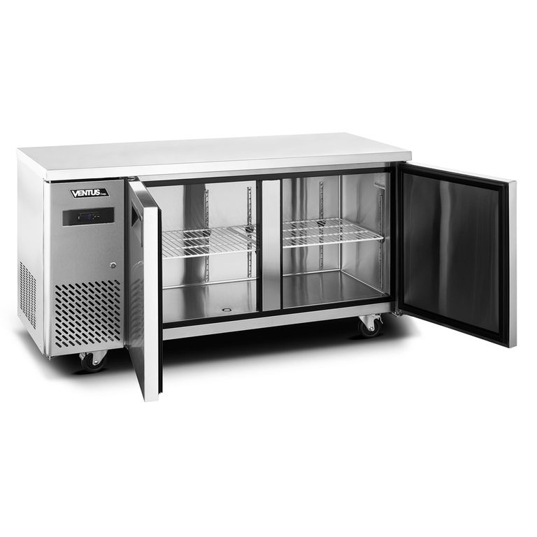 Mesa Refrigerada Acerada con 2 puertas de 300 Litros, VMR2PS-260 –