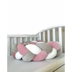 GENERICO - Protector de cuna trenzado 2 metros