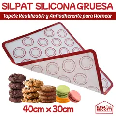 GENERICO - Silpat Grueso de Silicona 40x30cm para horno Silpack Antiadherente