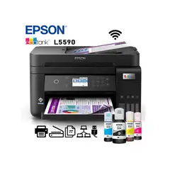 EPSON - Impresora todo-en-uno EcoTank L5590 ADF USB WIFI A4