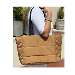 MORITA BAG STORE - BOLSO PUFFER VIAJERO MUJER COLOR CAMEL