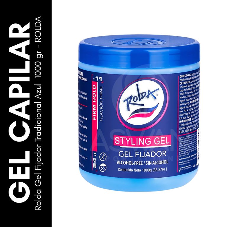 Rolda Gel Fijador Tradicional Azul 1000 gr - ROLDA
