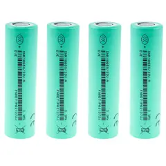 GENERICO - Pack × 4 Baterías EVE 3200 mAh 3.7 V Li-ion Flat Top 18650