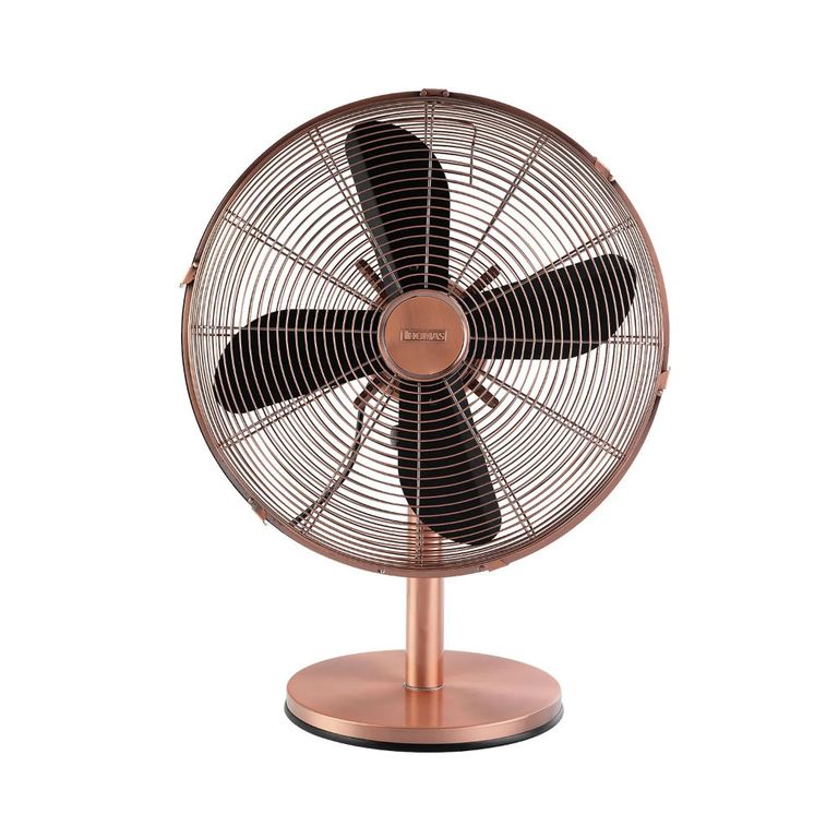 Ventilador Retro TH16CM Cobre de 16" con 3 Velocidades