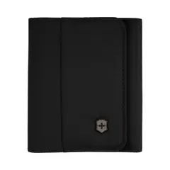 VICTORINOX - Billetera Tri-Fold Travel Essentials Negro