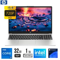 HP - LAPTOP 250 G10, 15.6" LCD LED HD SVA, Core i7-1355U 32GB 1TB SSD W11 PRO