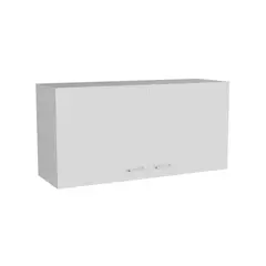 FMFURNITURE - Mueble Superior De Cocina 2 Puertas Blanco 49x100x32 Cm