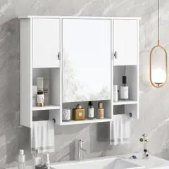 DIBA MUEBLES - Botiquin de Baño con Espejo Misty