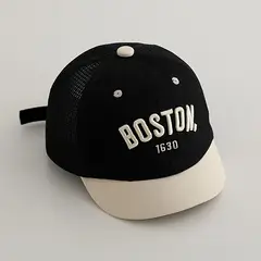 KAST PE - Gorra Boston Cap Niños 42 cm a 50 cm - Negro
