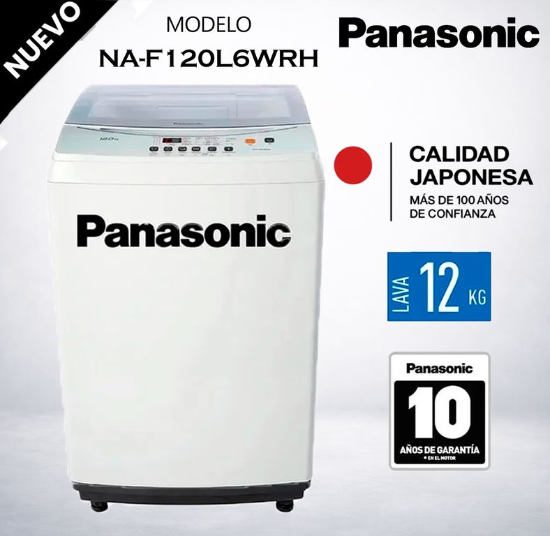 LAVADORA 12KG CARGA SUPERIOR NA-F120L6WRH
