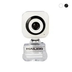HALION - CAMARA WEB HA-W04 SD480P BLANCO CON MICROFONO USB