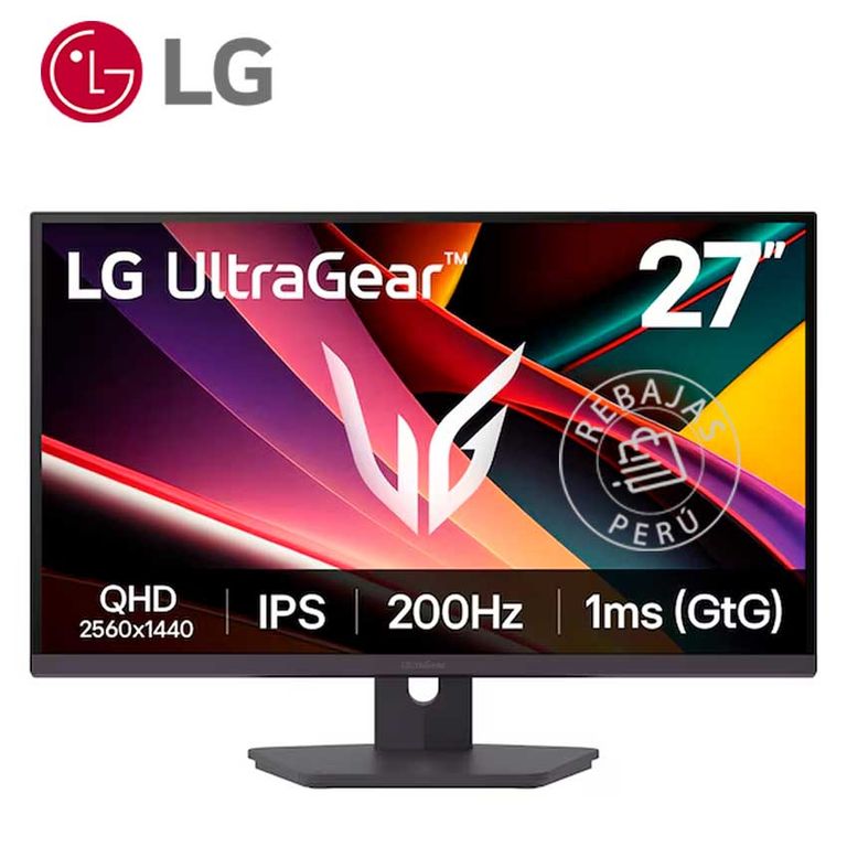 Monitor 27G610A-B Gamer UltraGear 27 QHD IPS 200Hz 1ms