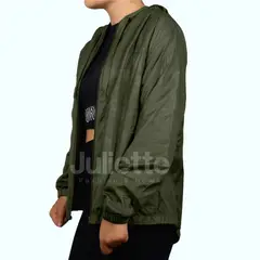 GENERICO - CASACA CORTAVIENTO IMPERMEABLE PARA TODAS LAS ESTACIONES