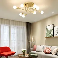 GENERICO - Lámpara Colgante Golden Led G80 Pavonado