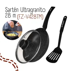 FINEZZA - Sartén Ultragranito De 28 cm (FZ-V428TM)