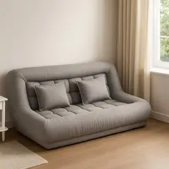 GENERICO - Sofa Cama Futon Estilo Japones Gris