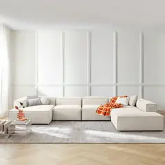 GENERICO - Seccional Ronny en Tela Antifluido Sofá en L Derecha con Diseño Moderno y Gran Confort