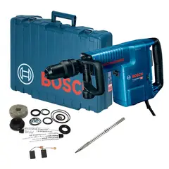BOSCH - Martillo Demoledor Eléctrico SDS Max 1500W GSH 11 E + KIT DE MANTENIMIENTO