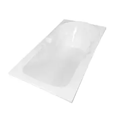 HIDROPLUS - Tina Bañera Caribe IIIS C Blanco 1510X820X450 + Desagüe Premium + Toalla de Mano