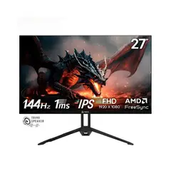 TEROS GAMING - MONITOR GAMER TEROS TE-2714S 27 PLANO IPS FHD 144HZ 1MS DP HDMI PARLANTES