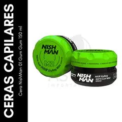 GENERICO - Cera NishMan M2 Matte Clay Wax Keratin 100 ml