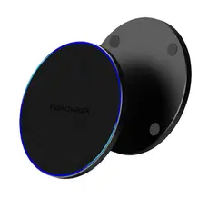 GENERICO - Cargador Inalámbrico Led Para Teléfono Móvil Compatible con Android y iOS