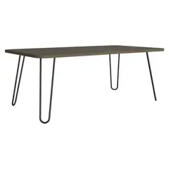 FMFURNITURE - Mesa De Centro 110x60 Cm Café Oscuro