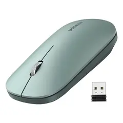 UGREEN - Mouse Inalámbrico Slim Silencioso 4000 DPI Verde (MU001 - 90374)