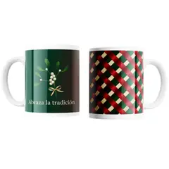 GENERICO - Taza Navideña blanca 11 onzas