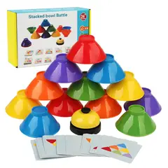 GENERICO - Juego Apilable Educativo con Timbre y Cartas de Colores