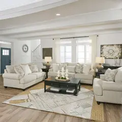 GENERICO - Juego de Sala Mario 3-2-1 en Tela Chenille Antifluido