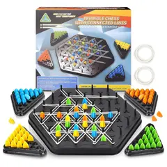 GENERICO - Juego de Mesa Ajedrez Triangular de Cadena