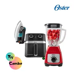 OSTER - TriCombo Freidora - Licuadora 1.5 L y Plancha