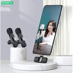 GENERICO - 2x1 Microfonos inalámbrico para celular Aislador de sonido