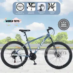 VELOX - Bicicleta Deportiva Aro 26 «ROMANI MTB» Edición Limitada Light Blue